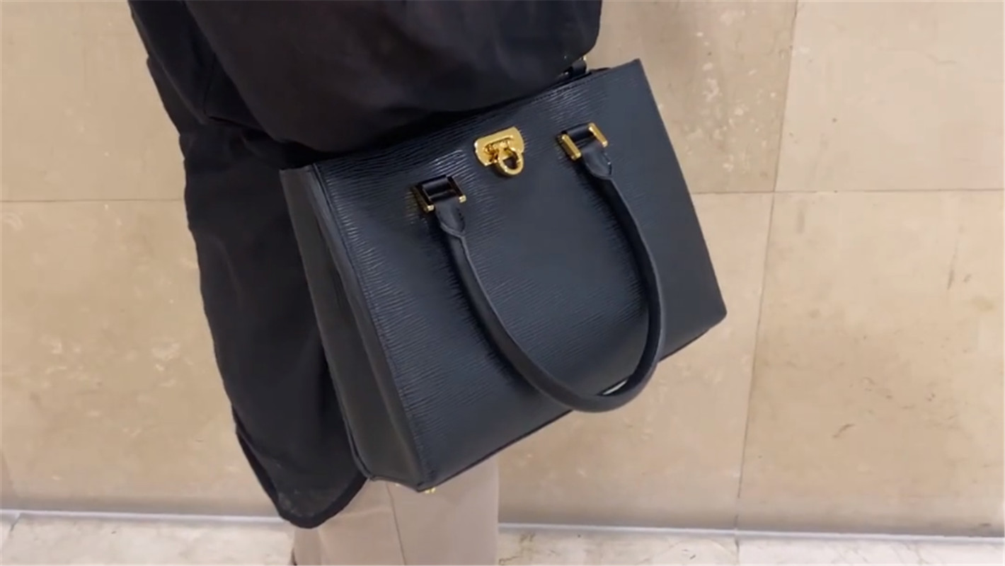 201韩式黑色单肩包女包