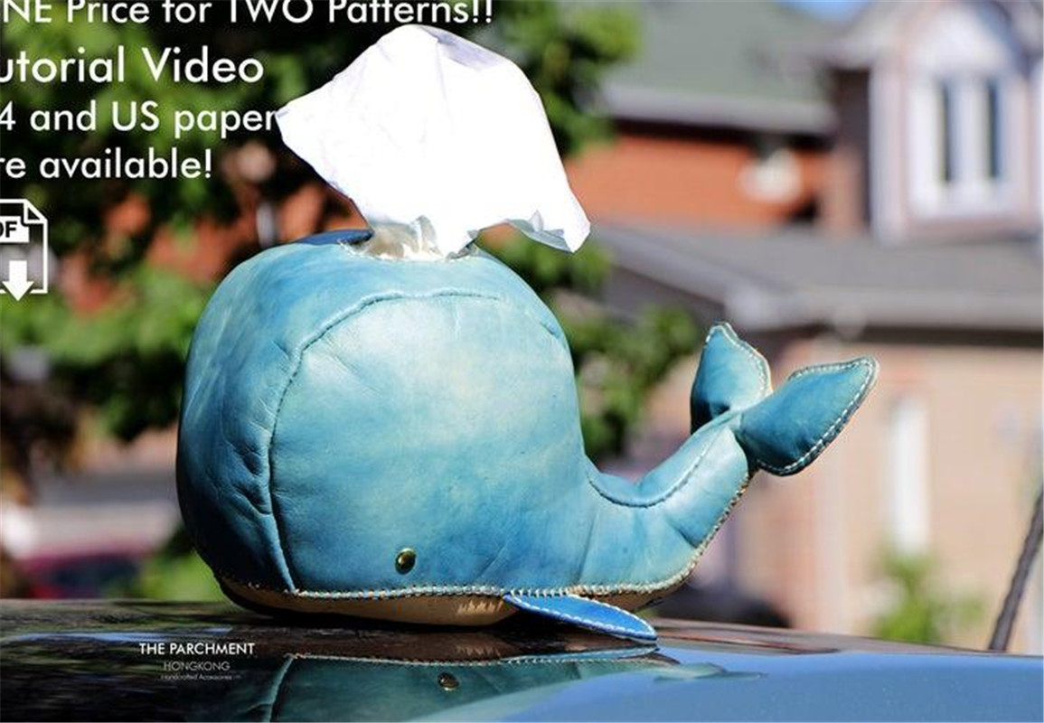 249—鲸鱼抽纸盒